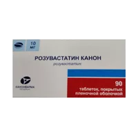 Розувастатин Канон таб п.п.о. 10мг N90