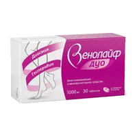 Венолайф Дуо таб п.п.о. 1000мг N30