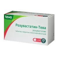 Розувастатин-Тева таб п.п.о. 20мг N90