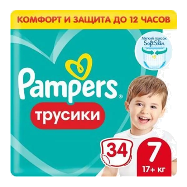 Подгузники детские Pampers Premium Care pants 5 трусики д/девочек и мальчиков N34