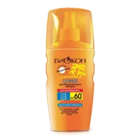 БИОКОН Солнцезащитный спрей для безопасного загара SPF60+ ультразащита 160мл