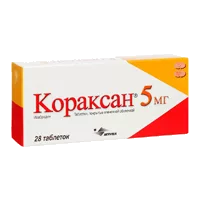 Кораксан таб п.п.о. 5мг N28