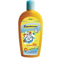 КУРНОСИКИ Гель-пена для купания детская Д-пантенол и экстракт череды 0+ (40234) 300мл
