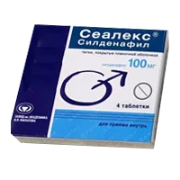 Сеалекс Силденафил таб п.п.о. 100мг N4