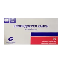 Клопидогрел Канон таб п.п.о. 75мг N90