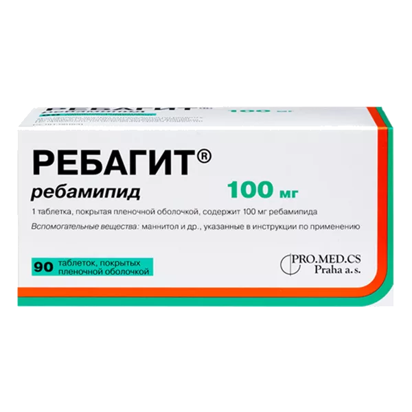 Ребагит таб п.п.о. 100мг N90