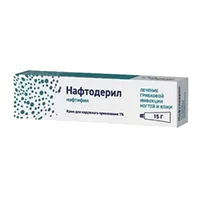 Нафтодерил крем д/наружн пр 1% 15г N1