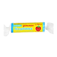 АСКОРБИНКА Аскорбиновая кислота с сахаром VITATEKA таблетки Арбуз 2,9г N10