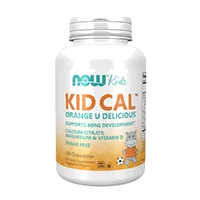 NOW Кальций Детский витаминный Kid Cal Chewables таб жев (апельсиновые) 2184мг N100