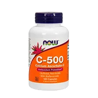 NOW Витамин C 500 Calcium Ascorbate-C капсулы 828мг N100