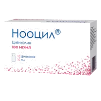 Нооцил р-р д/внут пр 10% 10мл N10