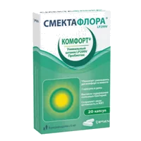СМЕКТАФЛОРА SMECTAFLORA капс 485мг N20