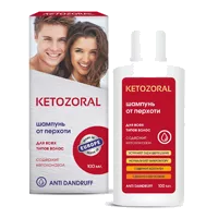 KETOZORAL Шампунь от перхоти для всех типов волос 100мл