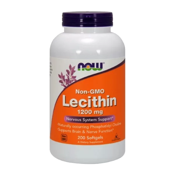 NOW Лецитин Lecithin 1200 мг капсулы 1830мг N200