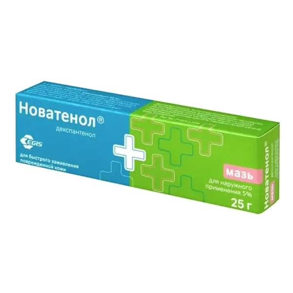 Новатенол мазь д/наружн пр 5% 25г N1