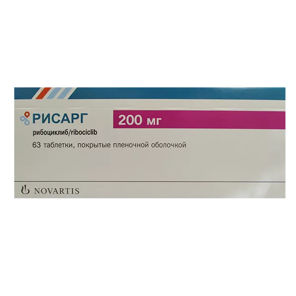 Рисарг таб п.п.о. 200мг N63