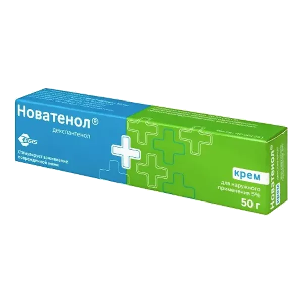 Новатенол крем д/наружн пр 5% 50г N1