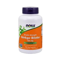 NOW Гинкго Плюс Ginkgo Biloba капсулы 500мг N100