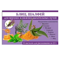 Блиц Шалфей пастилки д/расс 2,5г N16
