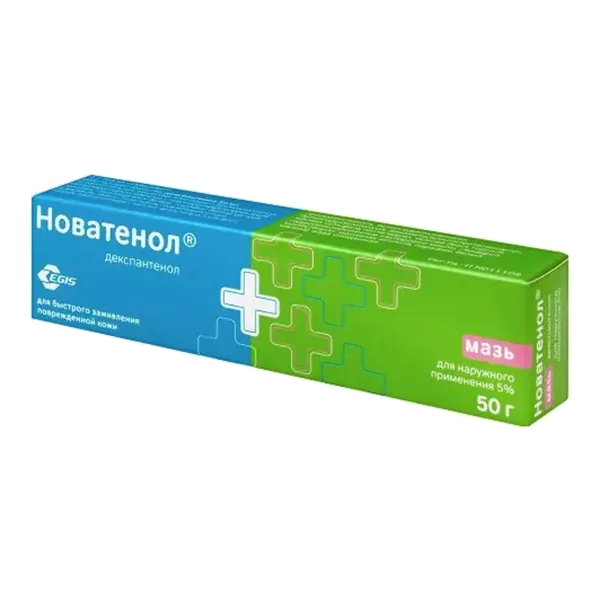 Новатенол мазь д/наружн пр 5% 50г N1