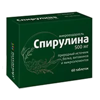 Спирулина 500 мг Vitamir ВИТАМИР таблетки 509мг N60