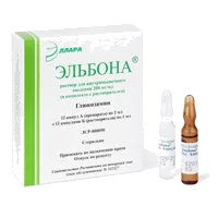 Эльбона р-р для в/м и в/суст вв 20% 2мл N12