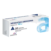 МЕМАНТИН АВЕКСИМА таб п.п.о. 10мг N30