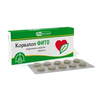 Корвалол Фито 1,16мг+28мг+16,4мг таб N30