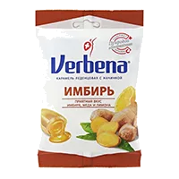 Verbena Зеленый чай карамель леденцовая с начинкой 3,2г 60г N1