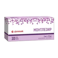 Монтлезир таб п.п.о. 5мг 10мг N10