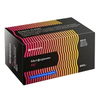 Метформин Медисорб таб п.п.о. 850мг N60