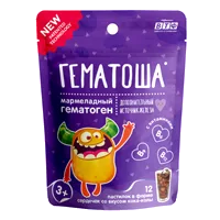 ГЕМАТОША мармеладный гематоген пастил жев вкус колы 4г N12