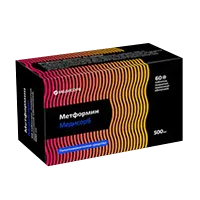 Метформин Медисорб таб п.п.о. 500мг N60