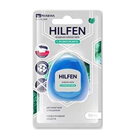 Зубная нить HILFEN BC Pharma с ароматом мяты 50м