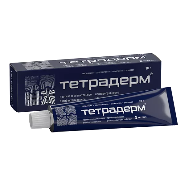 Тетрадерм крем д/наружн пр 30г N1
