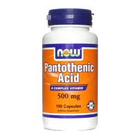 NOW Пантотеновая кислота Pantothenic Acid капс 500мг N100