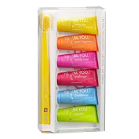 Набор CURAPROX Зубная паста 6 вкусов по 10мл+ Зубная щётка (CS5460) ultra soft