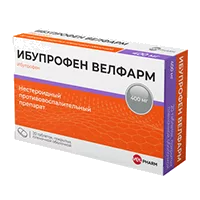 Ибупрофен Велфарм таб п.п.о. 400мг N20