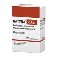 Латуда таб п.п.о. 20мг N28