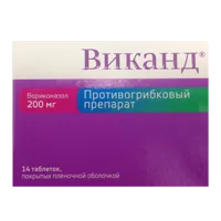 Виканд таб п.п.о. 200мг N14