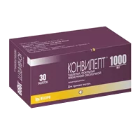 Конвилепт таб п.п.о. 1000мг N30