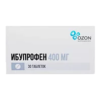 Ибупрофен таб п.п.о. 400мг N30