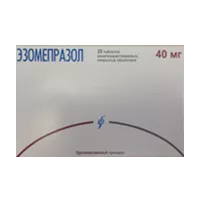 Эзомепразол таб кишечнораств п/о 40мг N28