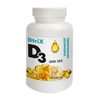 DtriX Витамин D3 2000 МЕ капсулы 450мг N120