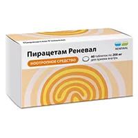 Пирацетам Реневал таб п.п.о. 200мг N60