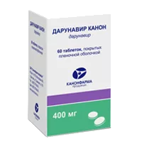 Дарунавир Канон таб п.п.о. 400мг N60