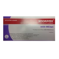 Эпокрин р-р для в/в и п/к вв 4000МЕ/мл 3000МЕ N10