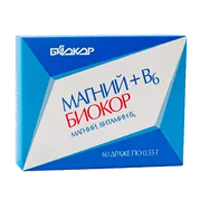 Магний + B6 Биокор таблетки 0,55г N60
