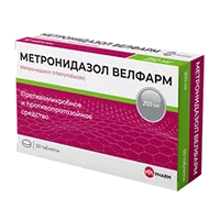 МЕТРОНИДАЗОЛ ВЕЛФАРМ таб 250мг N50