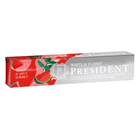 Зубная паста PresiDENT White & Yummy со вкусом арбузно-мятного сорбета 75г